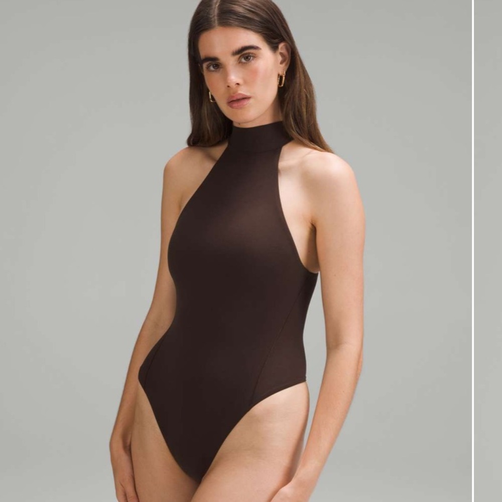 Wundermost Ultra-Soft Mockneck Sleeveless Bodysuit in French Press